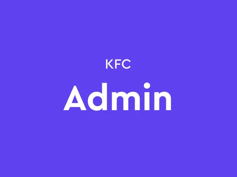 Панель управления KFC